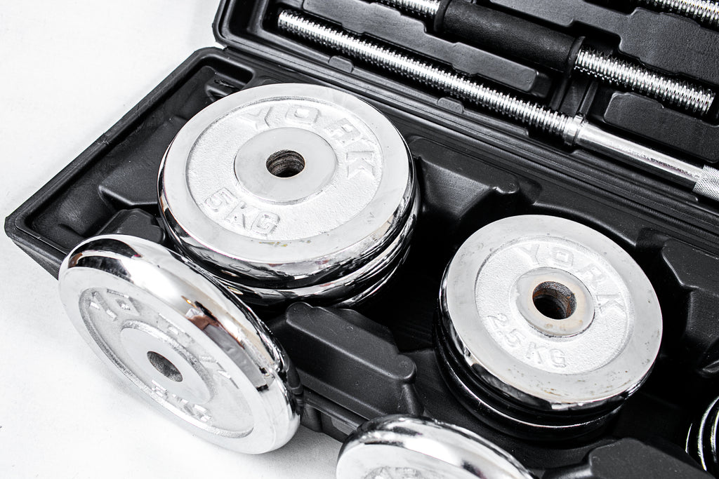 50KG Fixed Dumbbell & Barbell Set