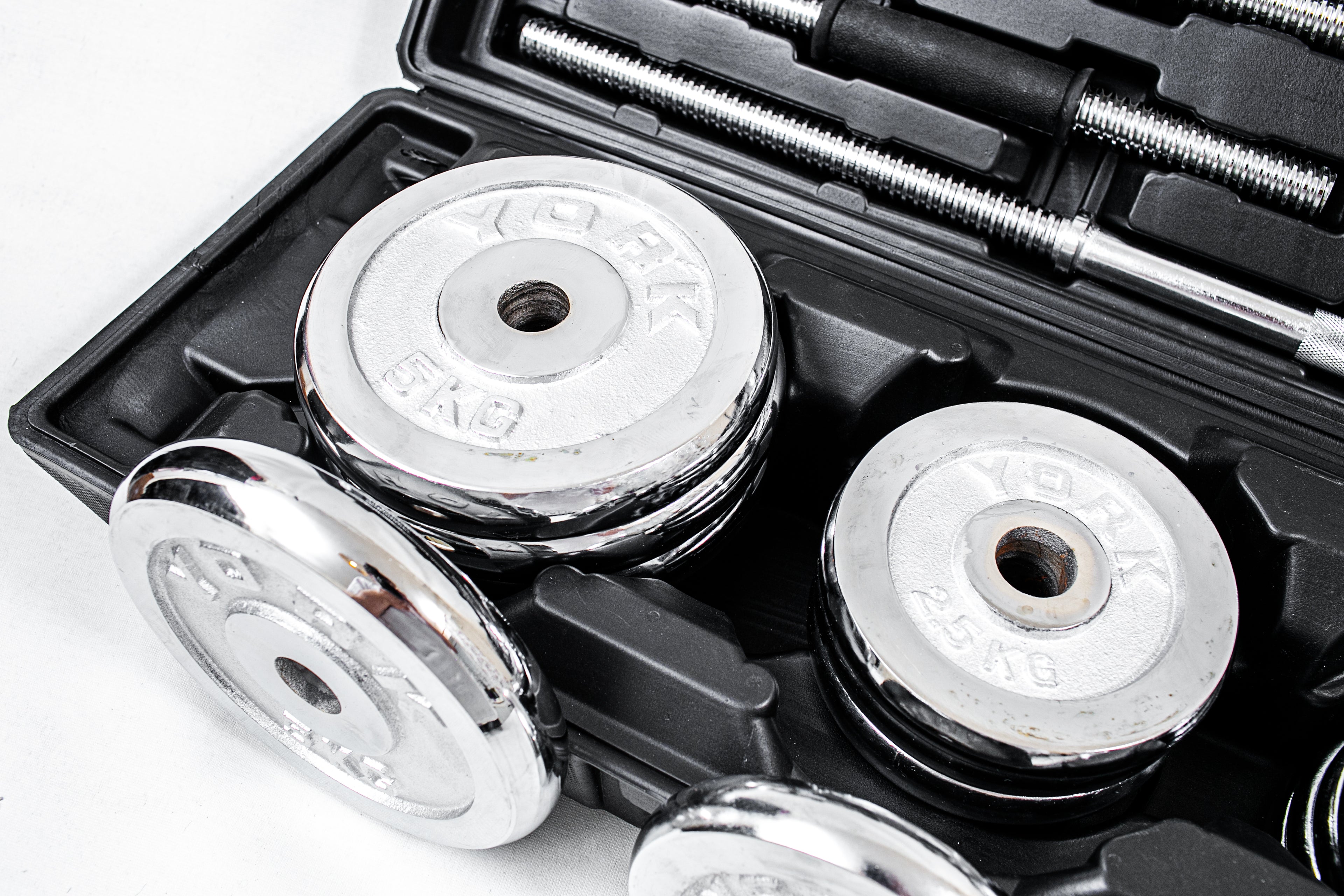 50KG Fixed Dumbbell & Barbell Set