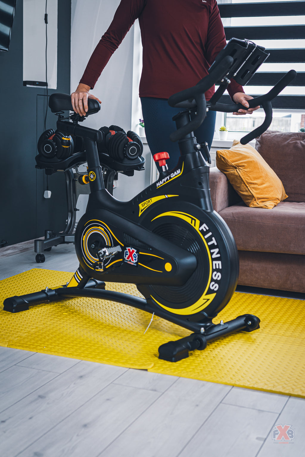Exercise Bike 10KG Flywheel – Indoor Cardio Fitness Bike Home Gym
